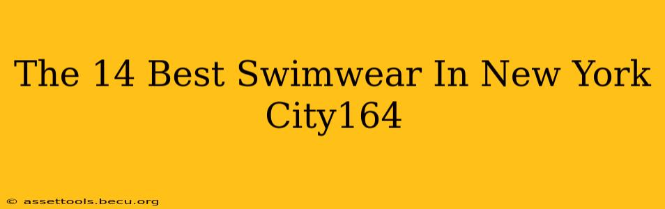 The 14 Best Swimwear In New York City164