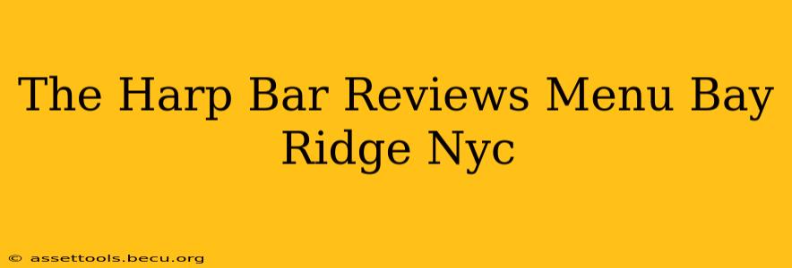 The Harp Bar Reviews Menu Bay Ridge Nyc