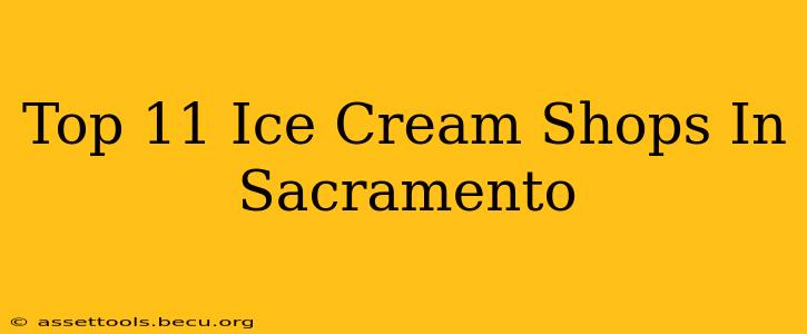 Top 11 Ice Cream Shops In Sacramento