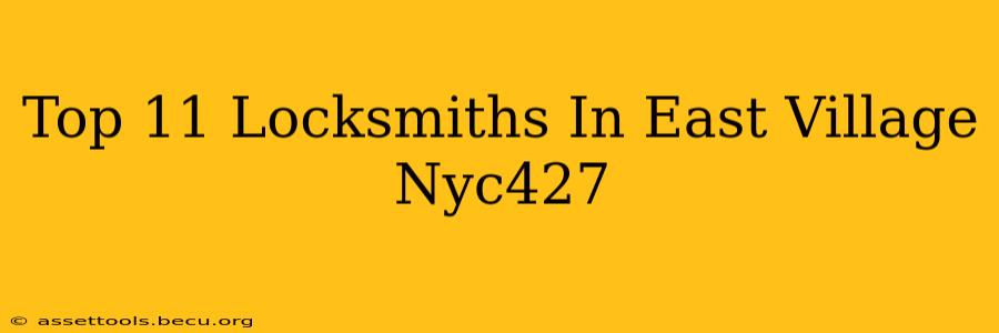 Top 11 Locksmiths In East Village Nyc427