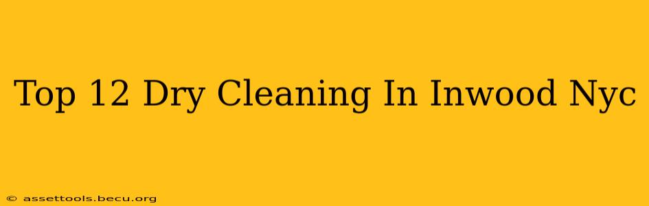 Top 12 Dry Cleaning In Inwood Nyc