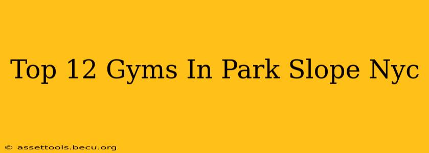 Top 12 Gyms In Park Slope Nyc