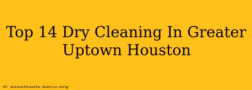 Top 14 Dry Cleaning In Greater Uptown Houston