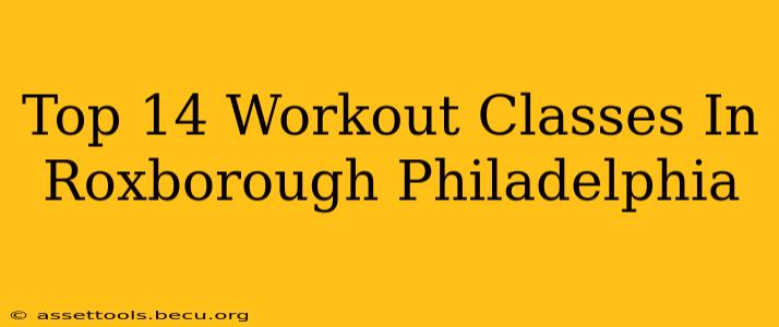 Top 14 Workout Classes In Roxborough Philadelphia
