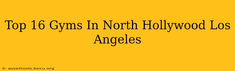 Top 16 Gyms In North Hollywood Los Angeles