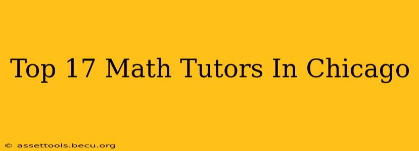 Top 17 Math Tutors In Chicago