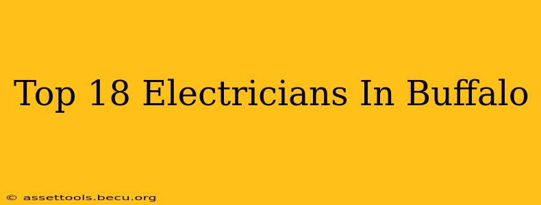 Top 18 Electricians In Buffalo