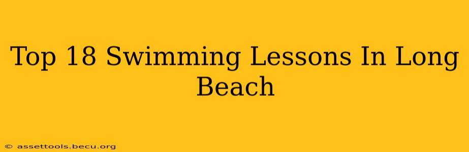 Top 18 Swimming Lessons In Long Beach
