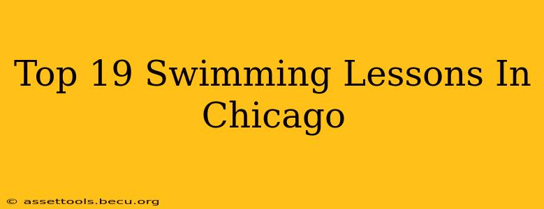 Top 19 Swimming Lessons In Chicago