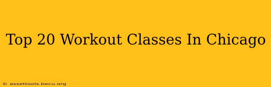Top 20 Workout Classes In Chicago