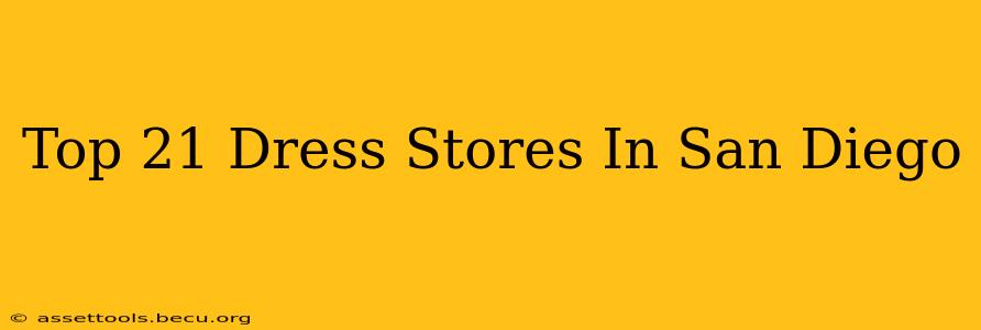 Top 21 Dress Stores In San Diego
