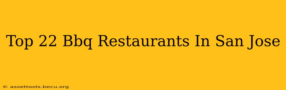 Top 22 Bbq Restaurants In San Jose