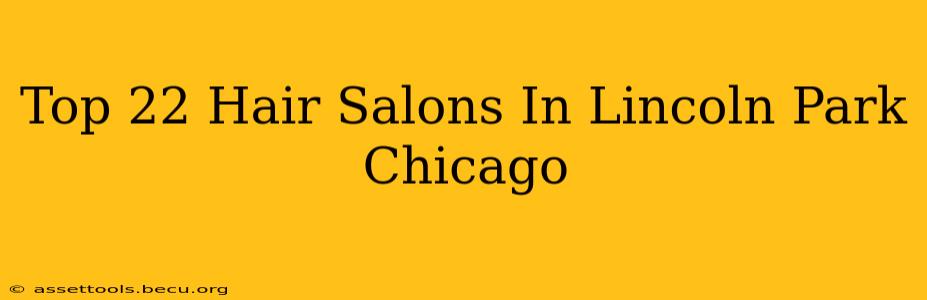 Top 22 Hair Salons In Lincoln Park Chicago