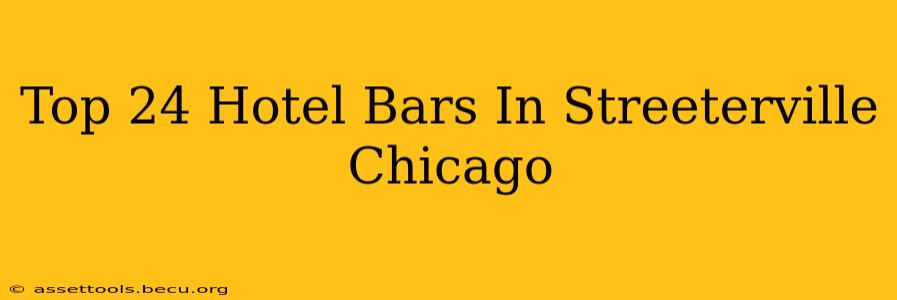 Top 24 Hotel Bars In Streeterville Chicago