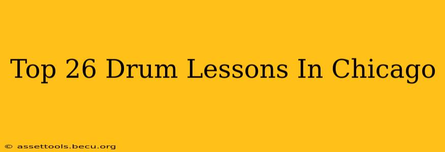 Top 26 Drum Lessons In Chicago