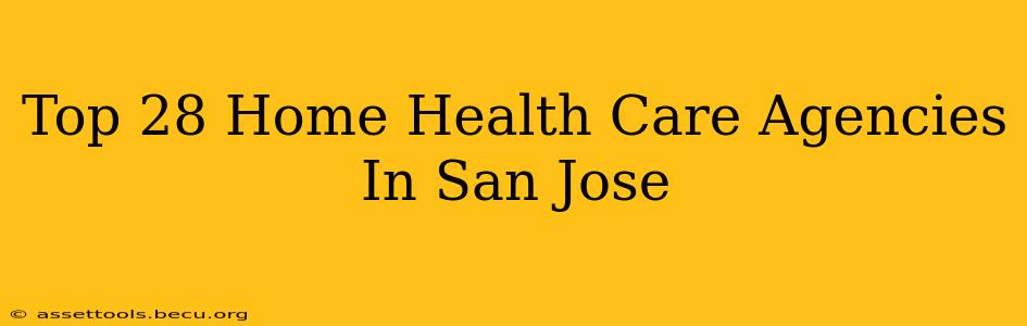 Top 28 Home Health Care Agencies In San Jose