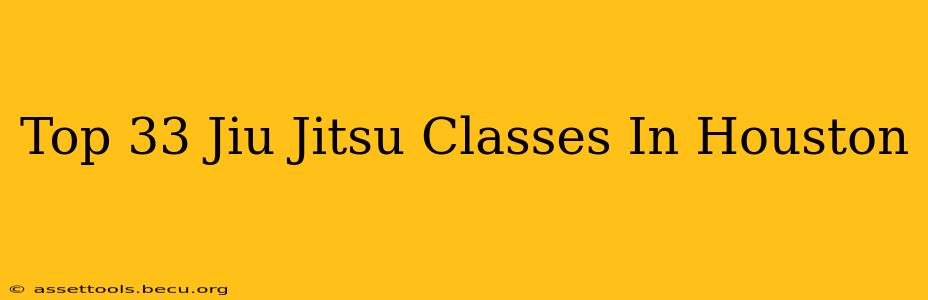 Top 33 Jiu Jitsu Classes In Houston