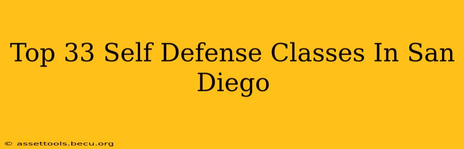 Top 33 Self Defense Classes In San Diego
