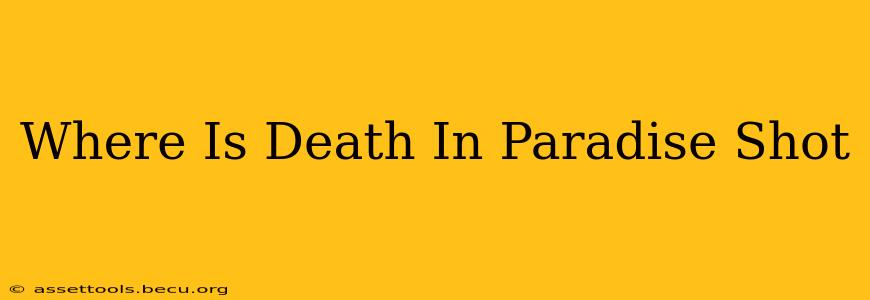 Where Is Death In Paradise Shot
