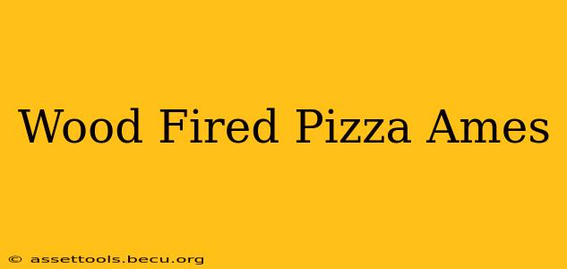 Wood Fired Pizza Ames