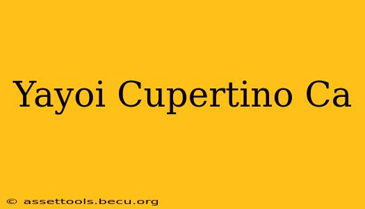 Yayoi Cupertino Ca